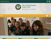 Tablet Screenshot of lourdesschool.org